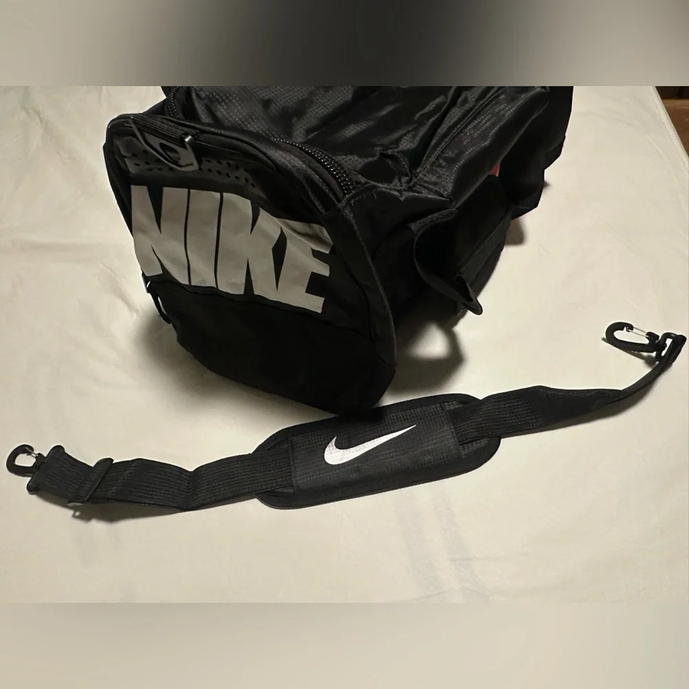 Nike Black Duffel Gym Bag